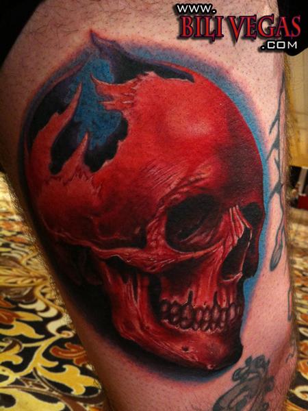 Bili Vegas - Cracked Red Skull